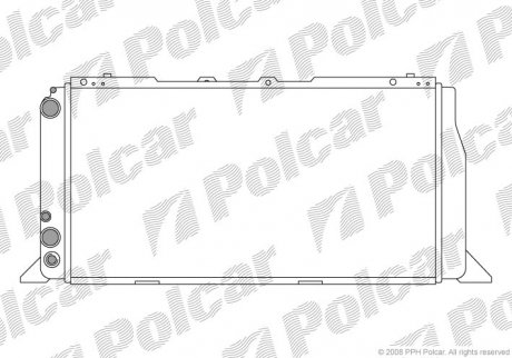 Радиатор охлаждения Polcar 130708A2 (фото 1)