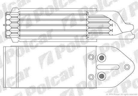 Радіатор масла Polcar 1315L81 (фото 1)