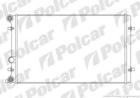 Радіатор охолодження Polcar 1323081
