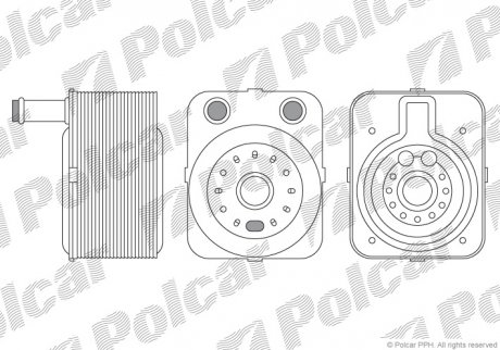 Радіатор мастила Polcar 1323L83 (фото 1)