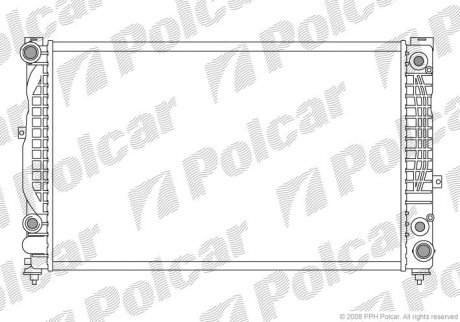 Радиатор охлаждения Polcar 132408A6