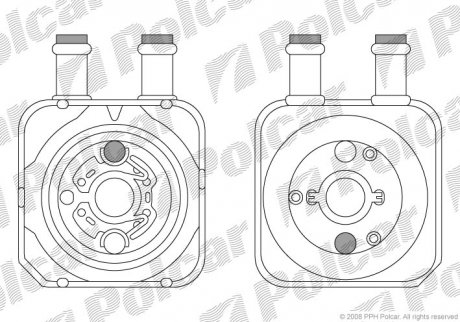 Радиаторы масла Polcar 1324L82X