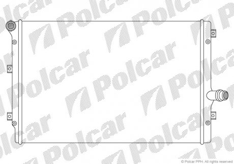 Радиатор охлаждения Polcar 133108A4