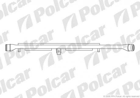 Радіатор повітря (інтеркулер) Polcar 1338J83X