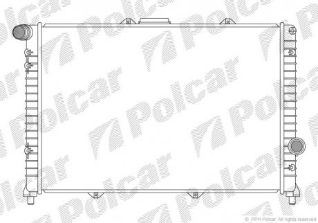 Радіатор охолодження Polcar 1409081 (фото 1)
