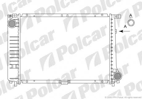 Радіатор охолодження Polcar 2005088