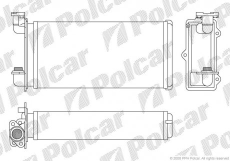 Радіатор обігріву Polcar 2005N81