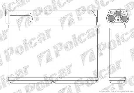 Радіатор обігріву SRL Polcar 2007N81