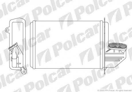 Радіатор обігріву Polcar 2007N82