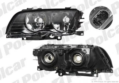 Фото фара основна Polcar 2008090E Фара основна Polcar 2008090E