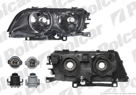 Фото фара основна Polcar 200809-U Фара основна Polcar 200809-U