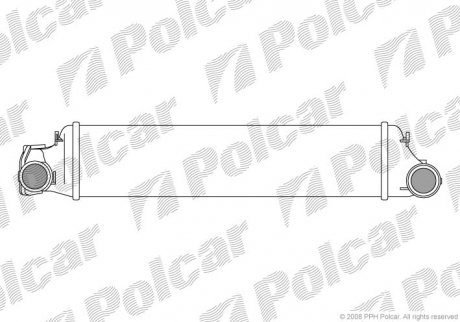 Радіатор повітря (інтеркулер) Polcar 2008J81