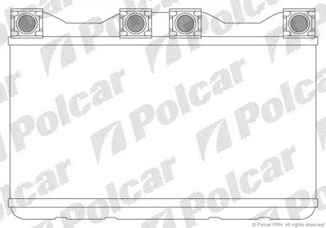 Фото радиатор обогрева Polcar 2022N81 Радиатор обогрева Polcar 2022N81