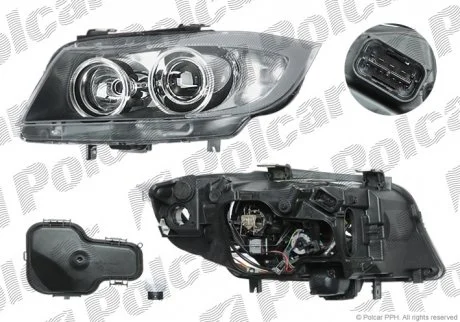 Фото фара основна Polcar 2040103Z Фара основна Polcar 2040103Z