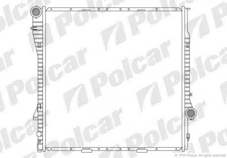 Радіатор охолодження Polcar 2050081