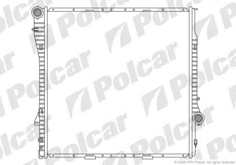 Радиатор охлаждения Polcar 2050082