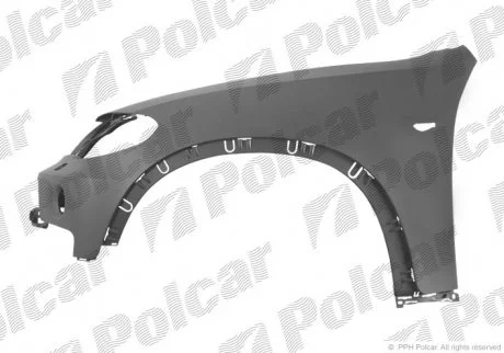 Фото крило переднє ліве Polcar 205101-1 Крило переднє ліве Polcar 205101-1