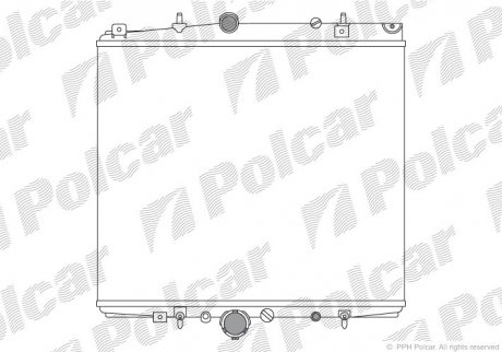 Радіатор охолодження Polcar 238108A2