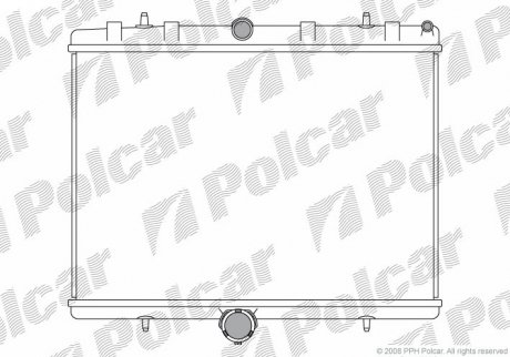 Радіатор двигуна Polcar 239708A1