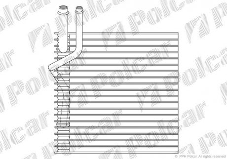 Випаровувач кондиціонера Polcar 2404P81