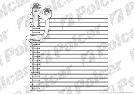 Испаритель кондиционера Polcar 2405P82