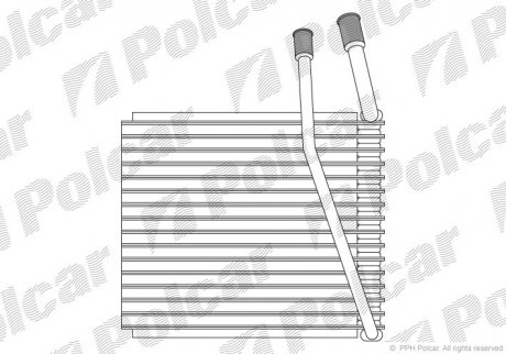 Випарник кондиціонера Polcar 2405P8-3