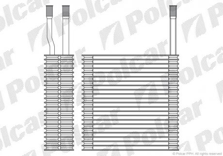 Испаритель кондиционера Polcar 2406P81