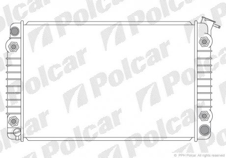 Радіатор двигуна SRL Polcar 2530083