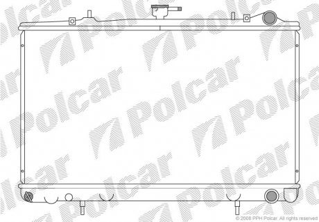Радіатор охолодження Polcar 2720082