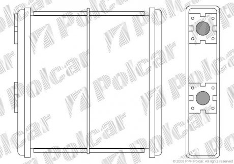 Обігрівач салону Polcar 2728N81