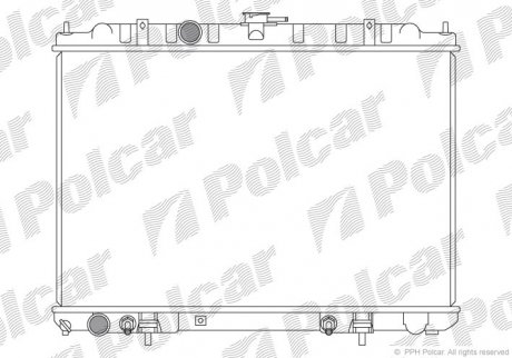 Радіатор охолодження Polcar 2746081