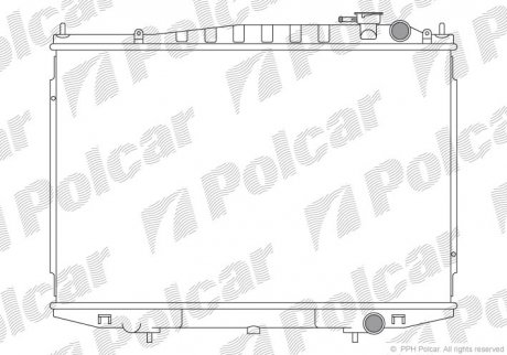 Радіатор охолодження Polcar 2796081