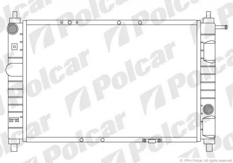 Радіатор охолодження Polcar 290208A