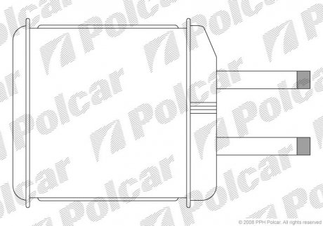 Радіатор обігріву Polcar 2902N81