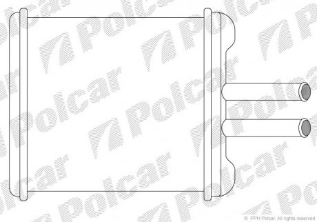 Радиатор печки Polcar 2912N8A1