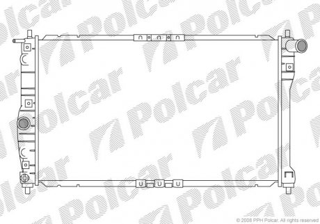 Радіатор охолодження Polcar 292308A1