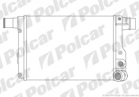 Радіатор охолодження Polcar 3001081