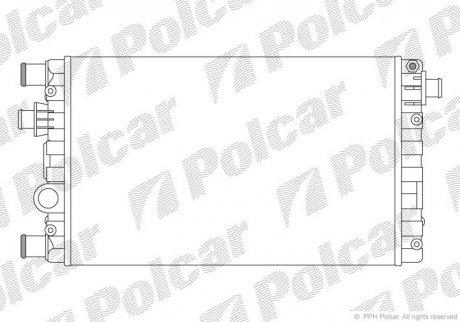 Радиатор охлаждения Polcar 300208A1