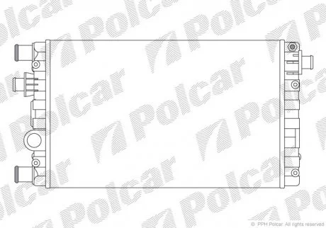 Радіатор охолодження Polcar 300208A1