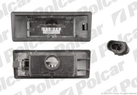 Фонарь подсветки номерного знака Polcar 3002959E