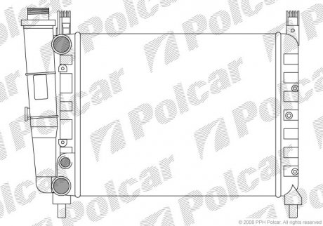 Радиатор охлаждения Polcar 3016085