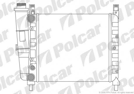 Радиатор охлаждения Polcar 3016089