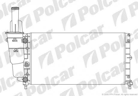 Радіатор охолодження Polcar 30170803 (фото 1)