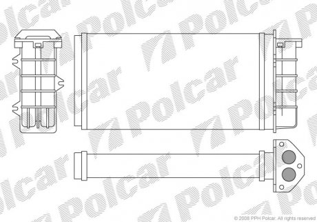 Радіатор обігріву SRL Polcar 3018N81