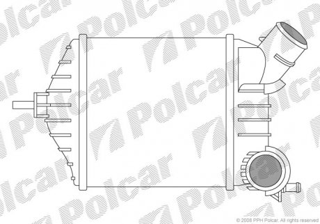 Радиатор воздуха (Интеркуллер) Polcar 3022J81X