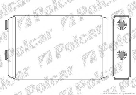 Радіатор обігріву Polcar 3022N81