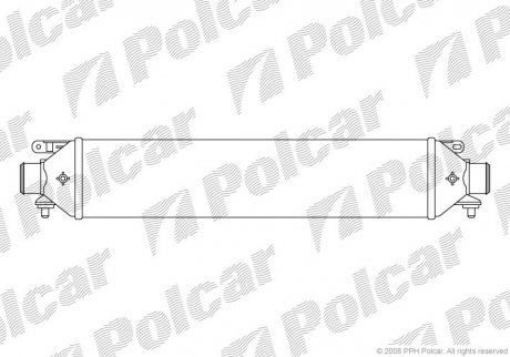 Радиатор воздуха (интеркулер) Polcar 3024J83