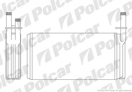 Радіатор обігріву Polcar 3027N81 (фото 1)