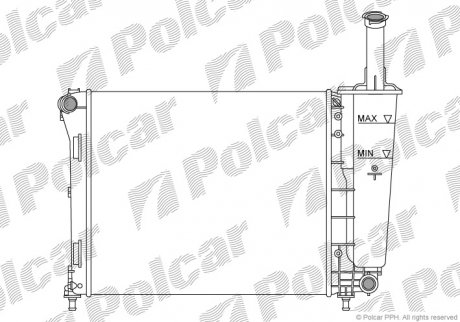 Радиатор охлаждения Polcar 303508A1