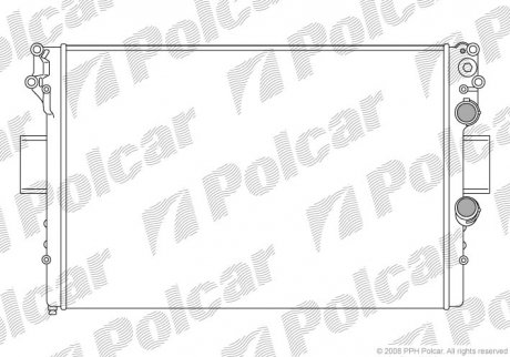 Радиатор охлаждения Polcar 305208A1